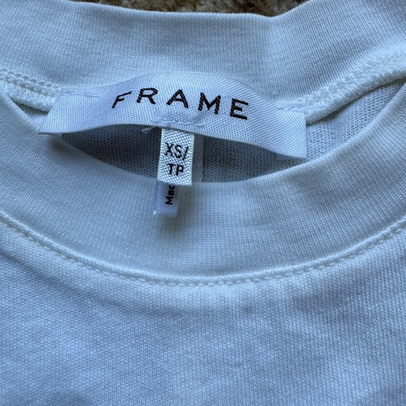 Frame Women's White Sleeveless Tank Tee Top Size XS - Picture 1 of 4